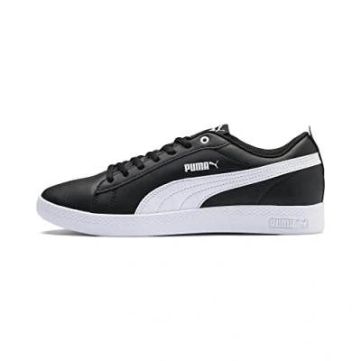 Afbeelding van Puma Smash Wns V2 L dames Sneaker, BlackPUMA White, 36 EU