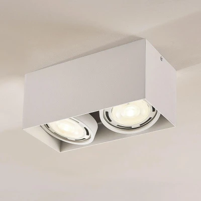 Afbeelding van Arcchio buitenspot 2lichts Aluminium, metaal H: 12 cm GU10 wit