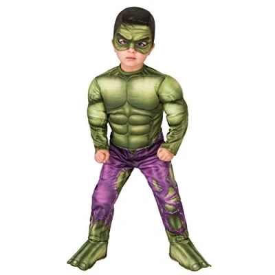 Afbeelding van Rubies De Hulk Deluxe kostuum jongens (maat XXS 3 4 jaar)