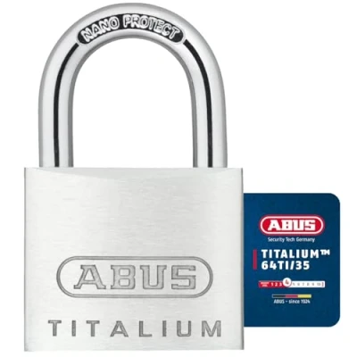 Afbeelding van ABUS Hangslot titalium 35mm aluminium/beugel gehard staal met NANO Protect