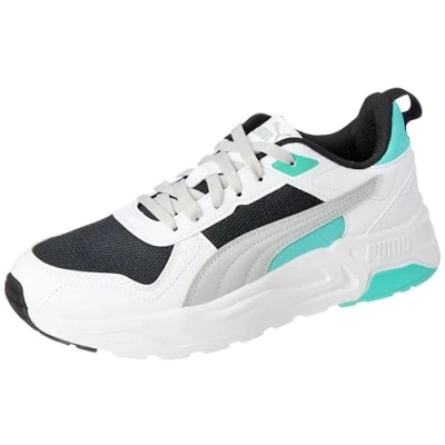 Afbeelding van PUMA Unisex Trinity 2 LT Sneaker, Zwart Cool Licht Grijs Wit Aquatic, 6 UK, Lichtgrijs 39 EU