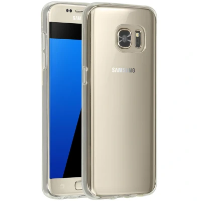 Afbeelding van Samsung Galaxy S7 Hoesje Siliconen en TPU (zacht) Accezz Softcase/Backcover Transparant Telefoonhoesje