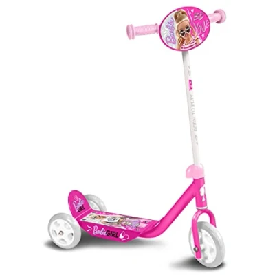 Afbeelding van Mattel Barbie 3 wiel Kinderstep Vrijloop Meisjes Roze