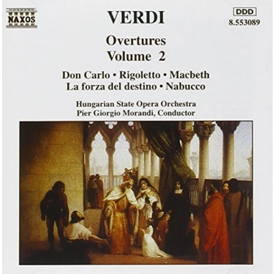 Afbeelding van Hungarian State Opera Orchestra, Pier Giorgio Morandi Verdi: Overtures Vol.2 (CD)