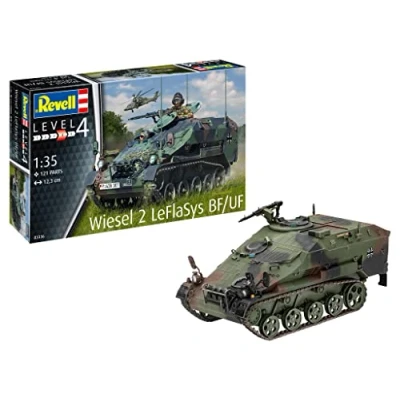 Afbeelding van 1:35 Revell 03336 Wiesel 2 LeFlaSys BF/UF Plastic Modelbouwpakket