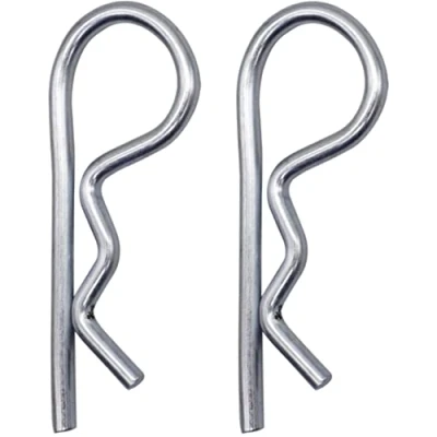 Afbeelding van SKIR&#039;CO (2 stuks) Verzinkte stalen veersplitpennen 6 mm, R clips, vormige veersplitpen