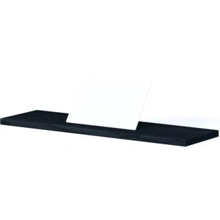 Afbeelding van Looox wooden bath shelf 69 cm eiken black mat wit wbshelfbl69mw