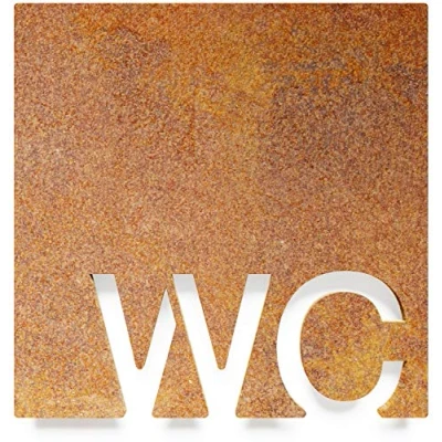 Afbeelding van Vintage wc bord zelfklevend Retro Design toiletbord W 10 R