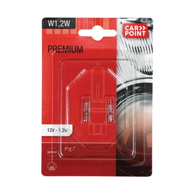 Afbeelding van Carpoint Premium Autolampen 12V W1,2W 2 Stuks