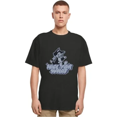 Afbeelding van Upscale by Mister Tee NICE FOR WHAT Heavy Tshirt print, Heren, Maat: Large, Black