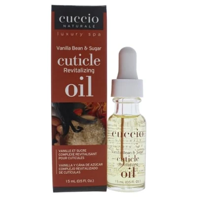Afbeelding van Cuccio Cuticle Revitalizing Complex Oil 15ml Vanilla Bean &amp; Sugar Verzorgende nagelriemolie Hydrateert en verzorgd Beschermd geneest de nagelriemen Nagels Ideaal voor je eigen Spa Ritueel @ Home