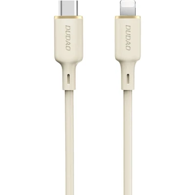 Afbeelding van Dudao L7SCL USB C Lightning kabel 30W 1m beige