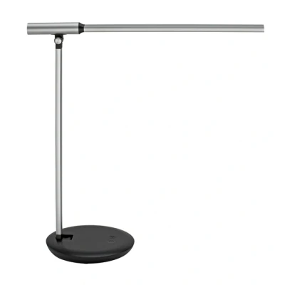 Afbeelding van Bureaulamp MAUL Rubia LED voet dimbaar colour vario + usbpoort zilver