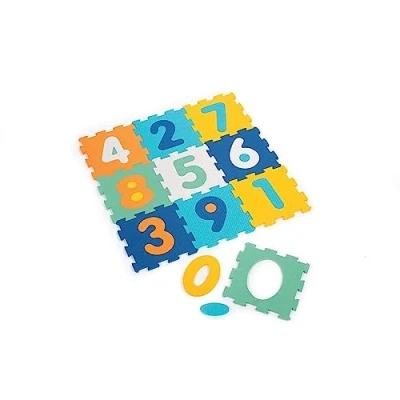 Afbeelding van Ludi Sensorisch speelgoed foamtegels cijfers (9 stuks)