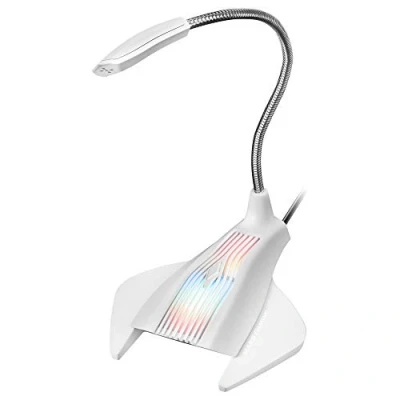 Afbeelding van Mars Gaming MMICW Microfoon USB RGB, Mute, Flexibel, Win/Mac/PS4, wit