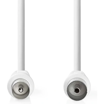 Afbeelding van Coax kabel Nedis 2 meter (Analoog, Wit)