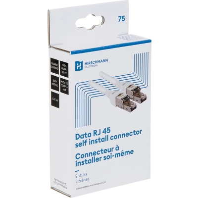 Afbeelding van RJ45 connector Cat6a UTP/FTP (Voor stugge kern, Field plug, 2 Stuks)
