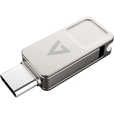 Afbeelding van USB stick V7 VF3128GTC Zilverkleurig 128 GB