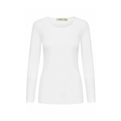 Afbeelding van Fransa Hizamond Longsleeve, Dames, Maat: XS, Antique