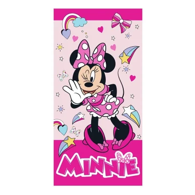 Afbeelding van Disney Strandlaken 70x140 cm Roze