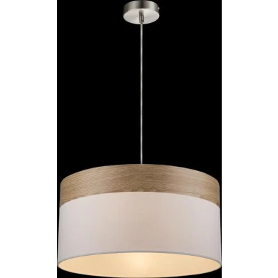 Afbeelding van Globo hanglamp Chipsy nikkel metaal 40 cm E27 fitting 15221H