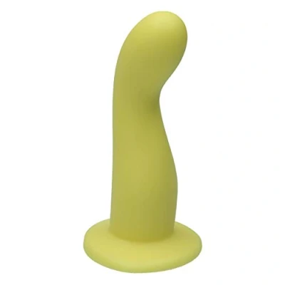 Afbeelding van Ylva &amp; Dite Leda Siliconen G spot / Prostaat dildo Made in Holland Geel