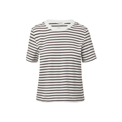 Afbeelding van s.Oliver Tshirt print, Dames, Maat: 38, Mokka