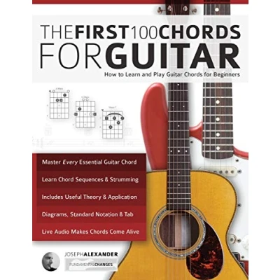 Afbeelding van Guitar: The First 100 Chords for How to Learn and Play Guitar Chords: Complete Beginner Method