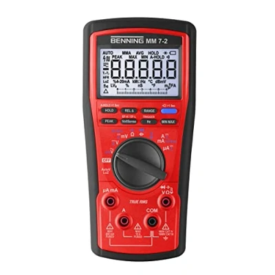 Afbeelding van Benning MM 7 2 Multimeter Digitaal CAT III 1000 V, IV 600 V Weergave (counts): 60000