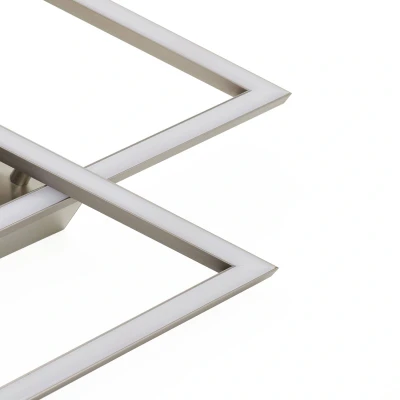 Afbeelding van Paul Neuhaus LED plafondlamp Inigo, 54 cm, 2 lamps, dimbaar