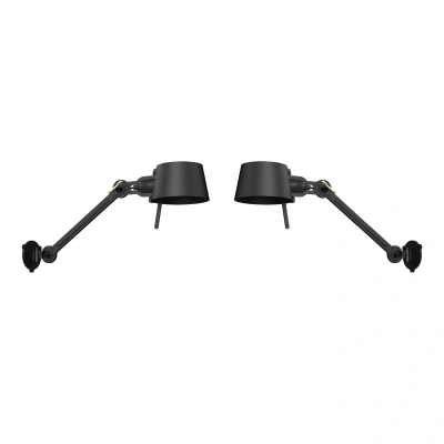 Afbeelding van Tonone Bolt Bed Sidefit wandlamp install set van 2 Smokey Black