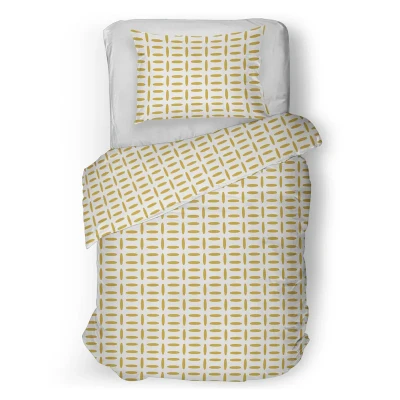 Afbeelding van Snoozing Carla Dekbedovertrek Eenpersoons 140x200/220 cm Yellow