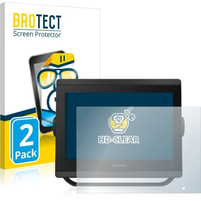 Afbeelding van BROTECT Screenprotector voor Garmin GPSMAP 8410xsv Folie Beschermfolie transparant (2 Stuks)