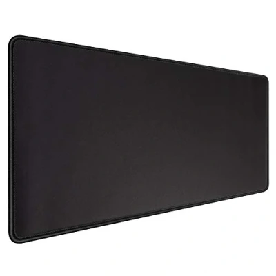 Afbeelding van HIHUHEN Gaming muismat, (800 x 300 mm), grote muismat met rubberen basis, antislip, voor thuis/kantoor/gamer (80 30 cm, zwart)