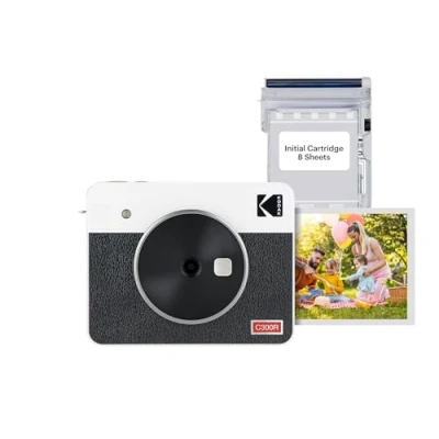 Afbeelding van Kodak Mini Shot Combo 3 retro camera &amp; printer white