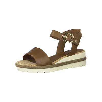 Afbeelding van Tamaris Sandalen met plateauzool, Dames, Maat: 36, Nut Schoenen