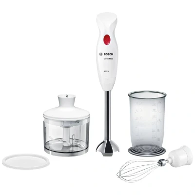 Afbeelding van Bosch Haushalt MSM24500 Staafmixer 400 W Met hakmolenopzet Wit