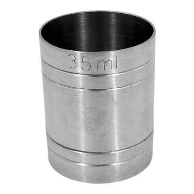 Afbeelding van 35ml RVS Pub Spirit Thimble Jigger Shot Meet
