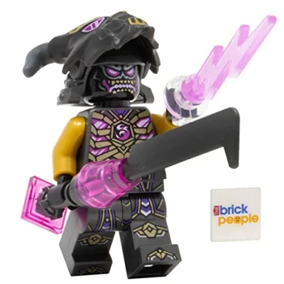 Afbeelding van LEGO Ninajgo: Overlord Minifiguur met Zwaard en Bliksem