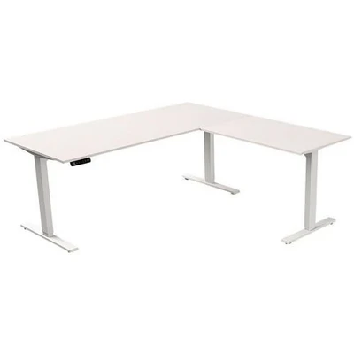 Afbeelding van Kerkmann Zit sta hoekbureau Move 3 wit 180x180cm elektrisch