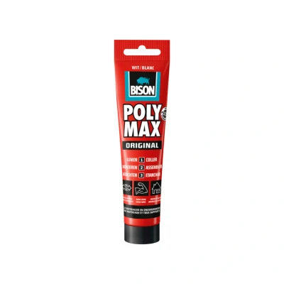 Afbeelding van 6x Bison Poly Max Original Wit 165gr