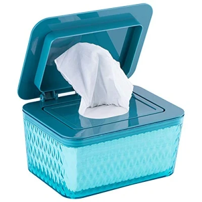 Afbeelding van vochtige doekjesbox voor baby&#039;s, met deksel, opbergdoos doeken, herbruikbare navulbare doekjesbox, draagbare reisdoeken, dispenser, wiszakken kinderen