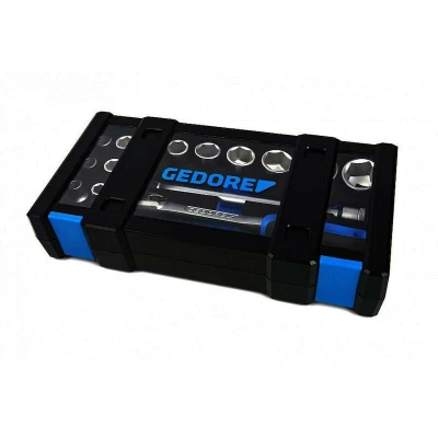 Afbeelding van Gedore dopsleutelset 1/2&quot;, incl sleuteltang 7&quot;, 16 dlg. 3416321