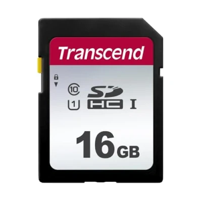Afbeelding van Transcend TS16GSDC300S E 16GB SDHC I, C10, U1 geheugenkaart 95/10 MB/s retail verpakking