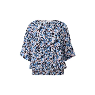 Afbeelding van s.Oliver MIT Gesmoktem BUND Blouse, Dames, Maat: 34, Blau