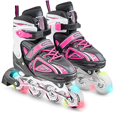 Afbeelding van Apollo Inline skates Super Blades (S (31 34), Donkerroze)