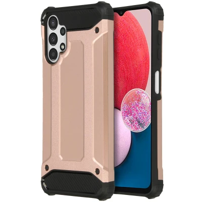 Afbeelding van Samsung Galaxy A13 (4G) Hoesje Kunststof iMoshion Hardcase/Backcover Rosé goud Telefoonhoesje