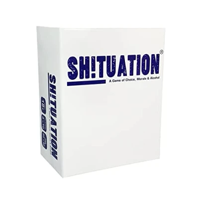 Afbeelding van Shituation Leuk drinkspel voor volwassenen hilarische feestspellen ideaal grappige nachten met vrienden, diners, studenten, predrinks en zoomfeesten.