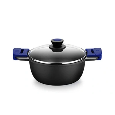 Afbeelding van BRA Advanced Kookpan 28 cm, gegoten aluminium met antiaanbaklaag, PFOA vrij, hoge prestaties, kras en slijtvastheid, geschikt voor inductie, 5,7 liter [exclusief bij Amazon]