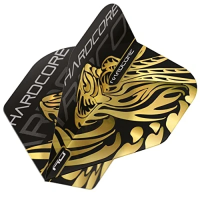 Afbeelding van RED Dragon Jonny Clayton Ferret Hardcore Gold Dart vluchten 3 sets per pakket (9 in totaal)